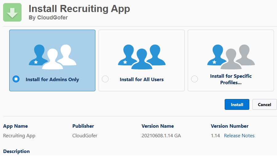 Recruiting App Admin Guide - CloudGofer